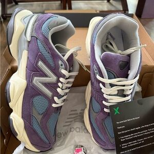 New Balance Women's Purple and Gray Sneakers